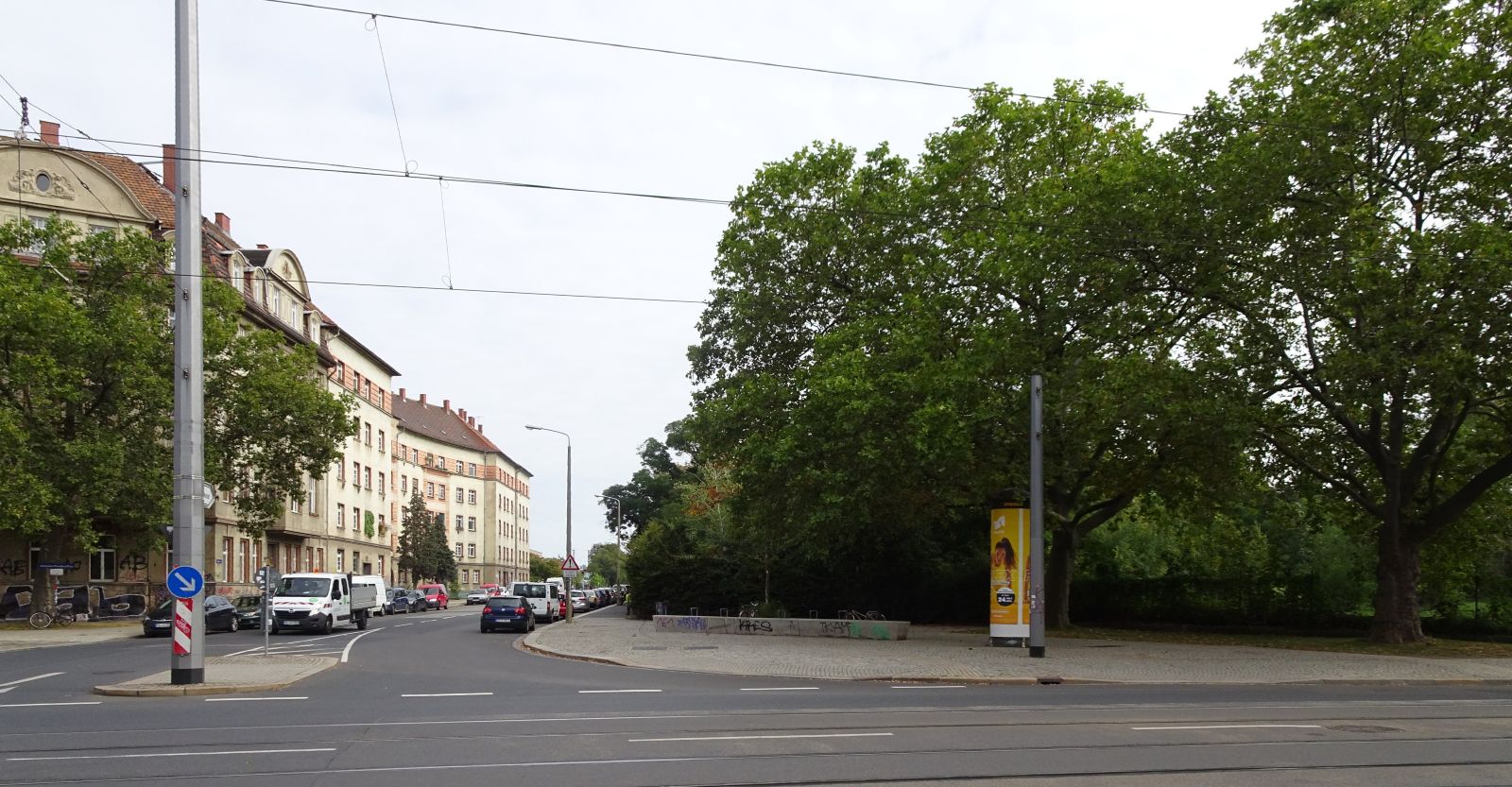 Schanze X 2023 &ndash; Blick auf die linke Flanke
