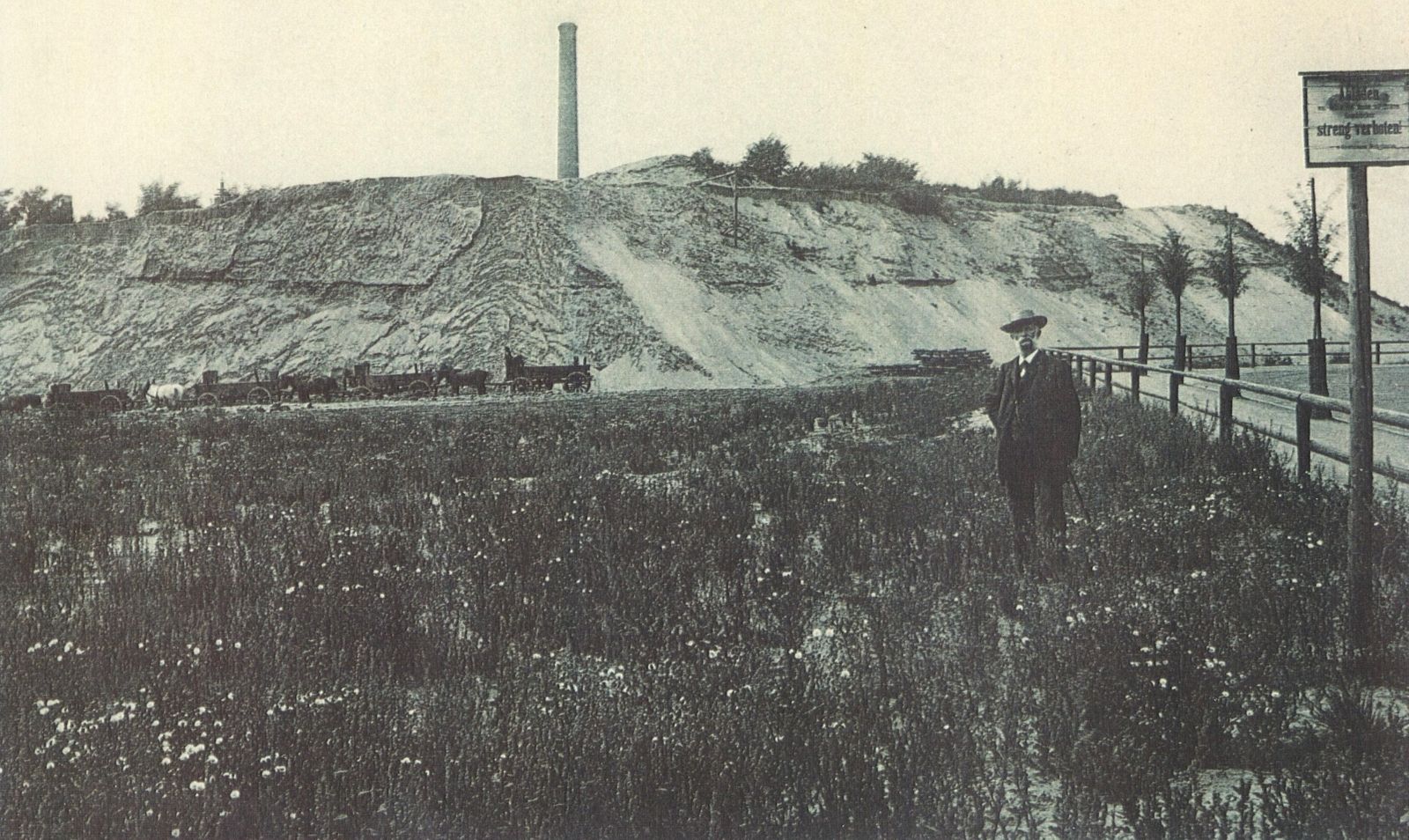 Abb17-Schanze 6 vor der Einebnung 1905